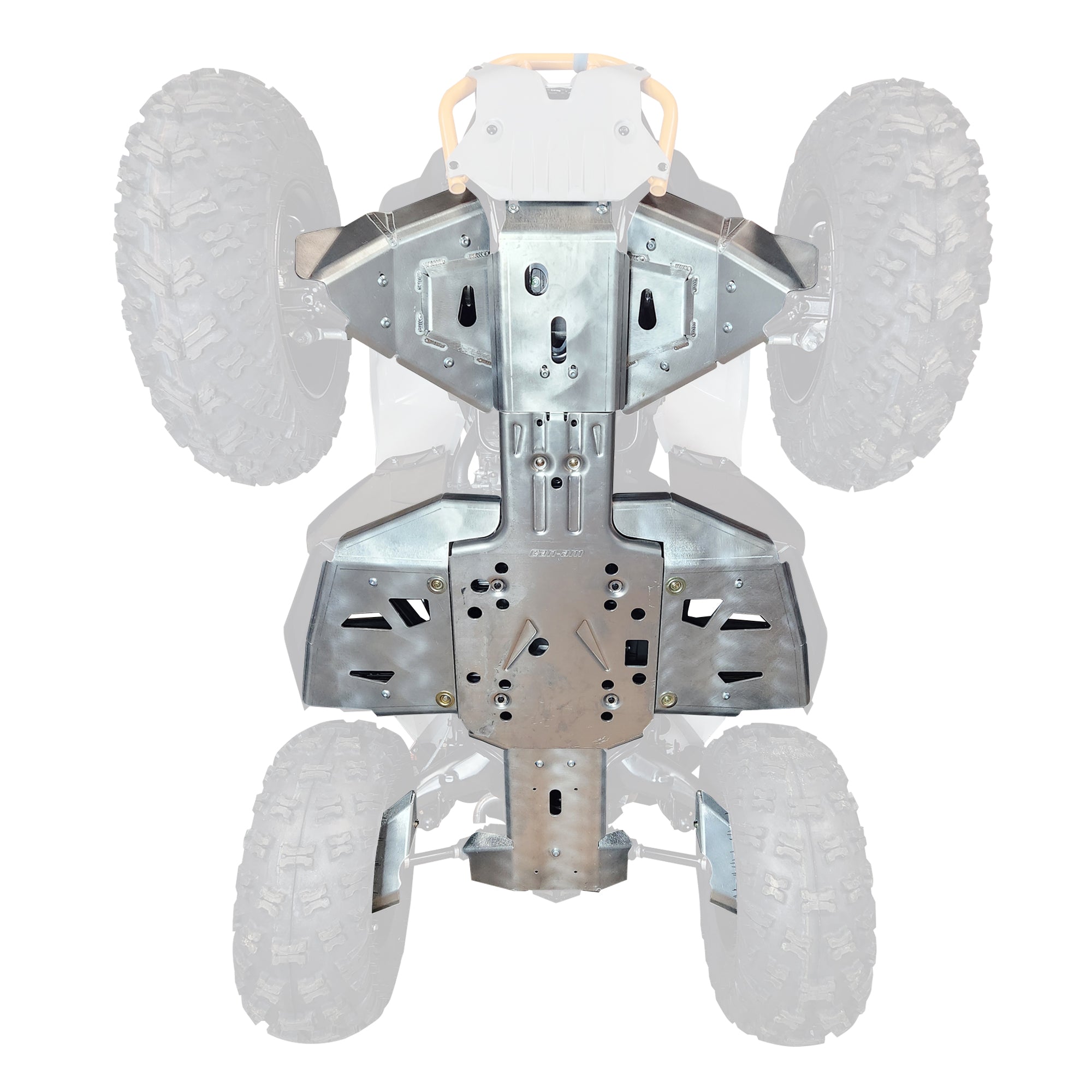 Can-Am Renegade 500 Ricochet 8-Piece Complete Aluminum Skid Plate Set