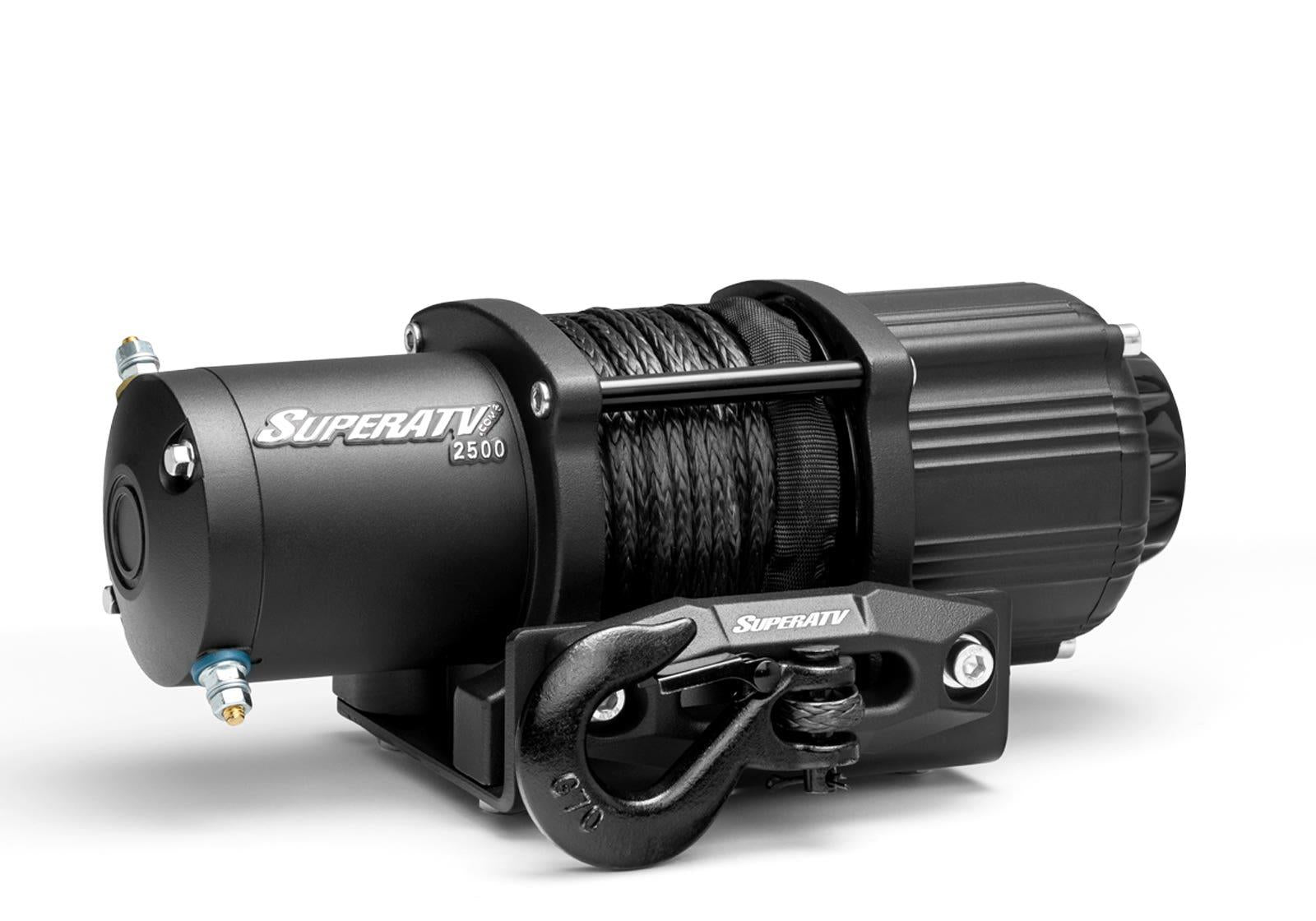 2500 lb. UTV/ATV Winch (With Wireless Remote & Synthetic Rope)