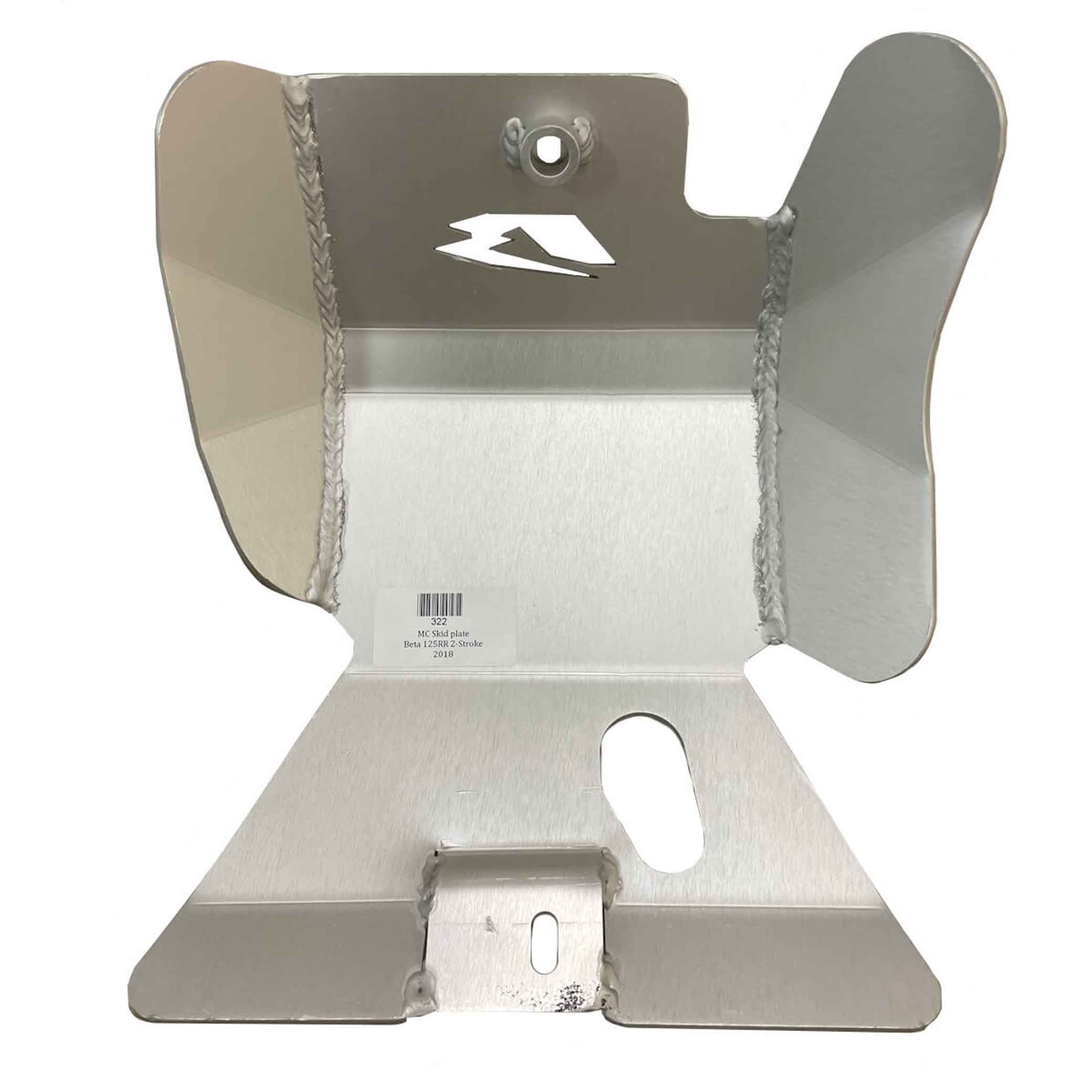 Beta 125RR 2-Stroke Ricochet Aluminum Skid Plate