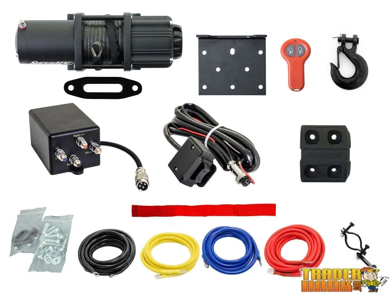 3500 Lb. Black Ops UTV/ATV Synthetic Rope Winch | Free shipping