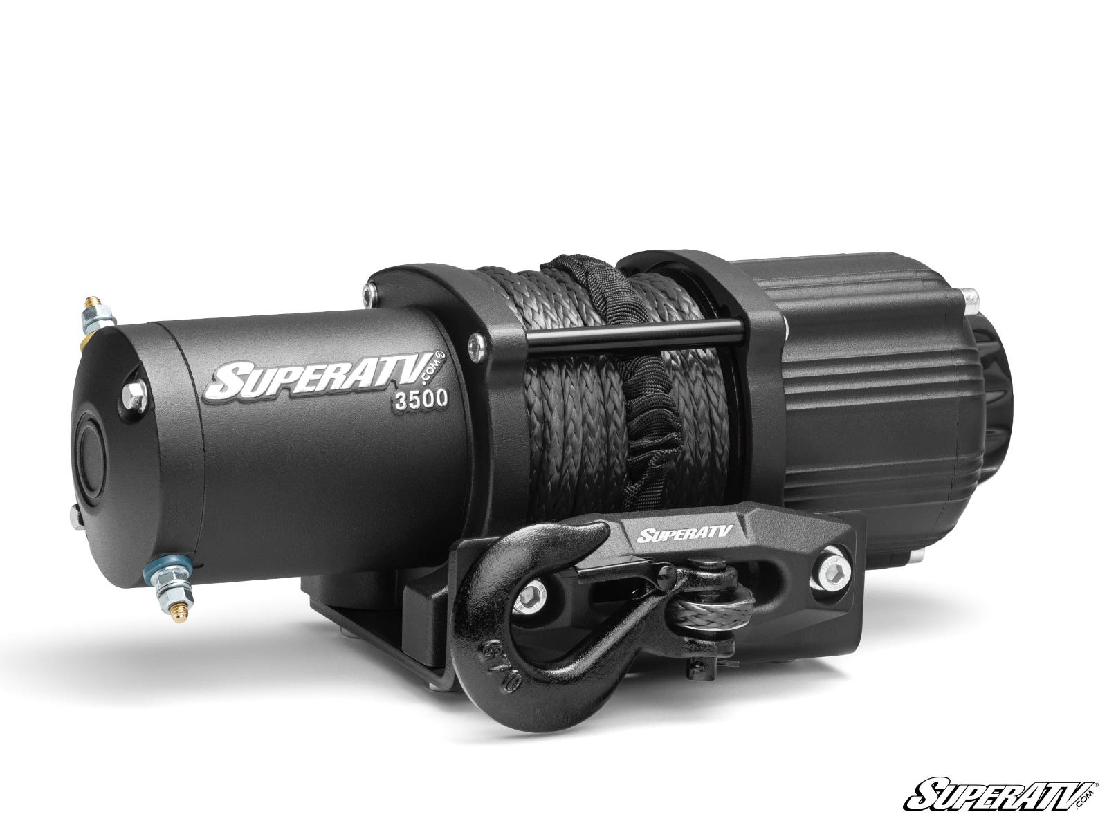 3500 Lb. Black Ops UTV/ATV Synthetic Rope Winch