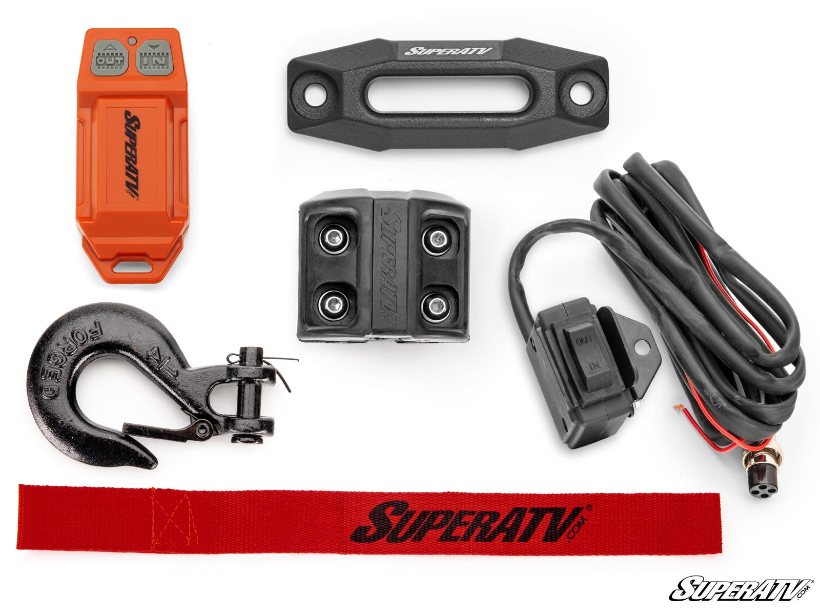 3500 Lb. Black Ops UTV/ATV Synthetic Rope Winch