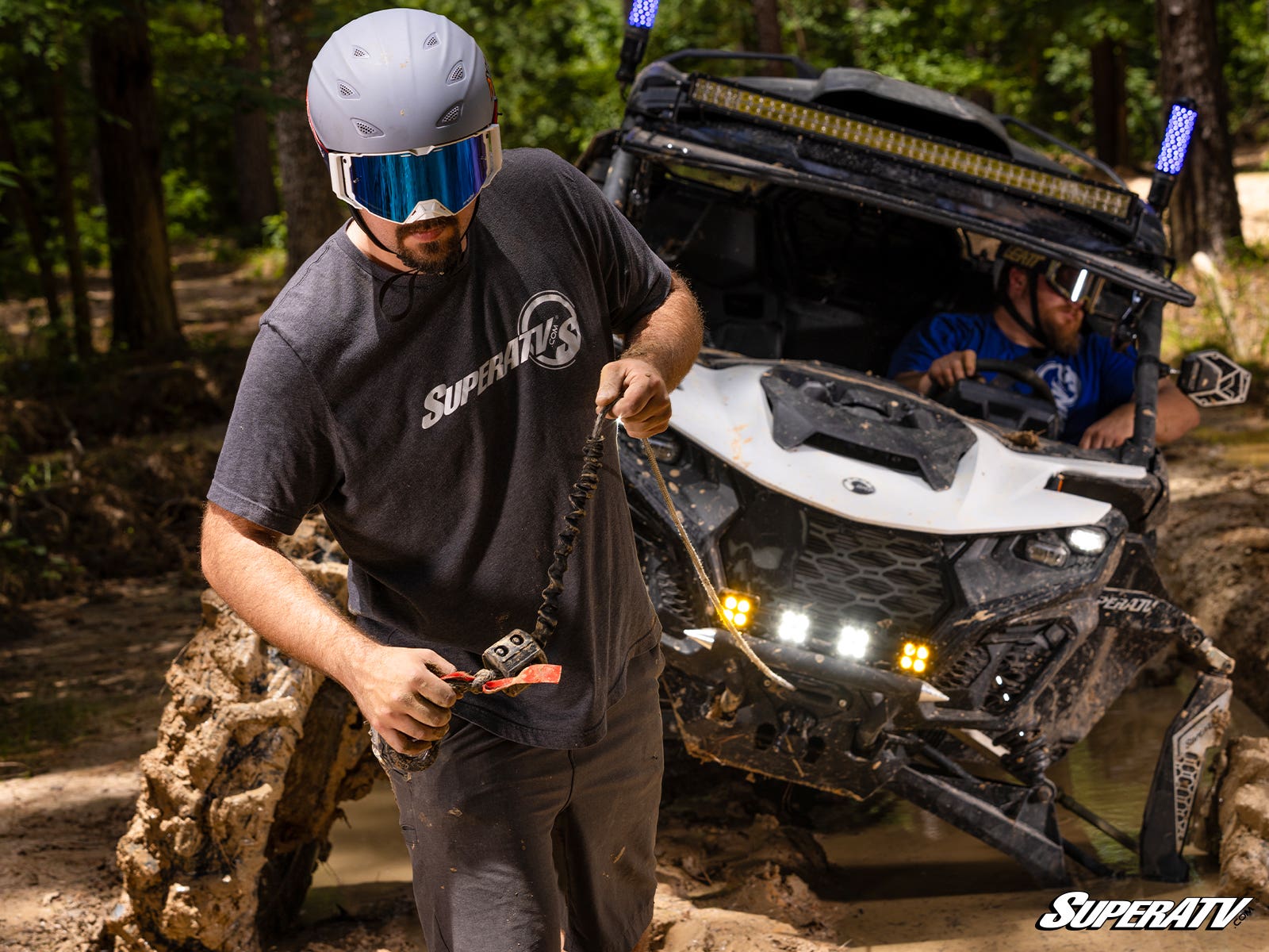 Ranger XP Winch Mounting Plate
