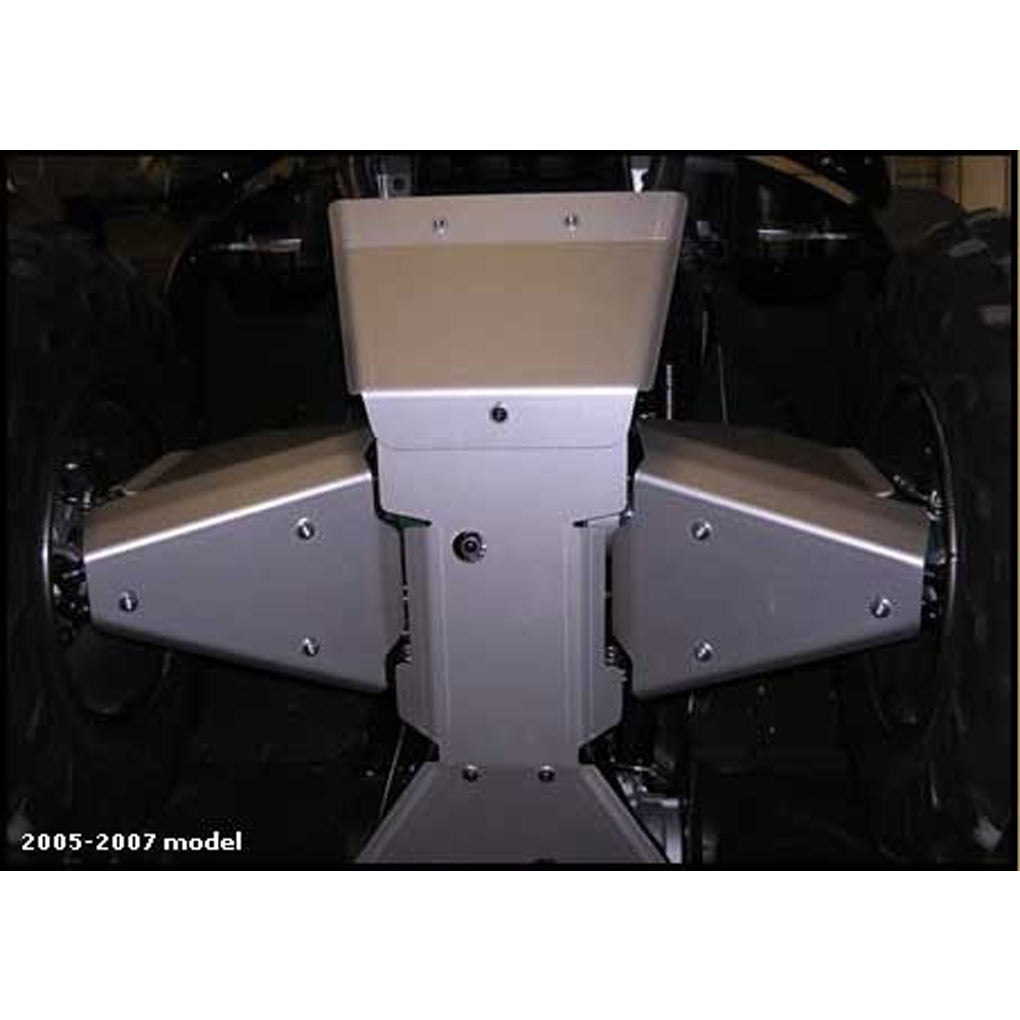 Kawasaki Brute Force 750 Ricochet 9-Piece Complete Aluminum Skid Plate Set