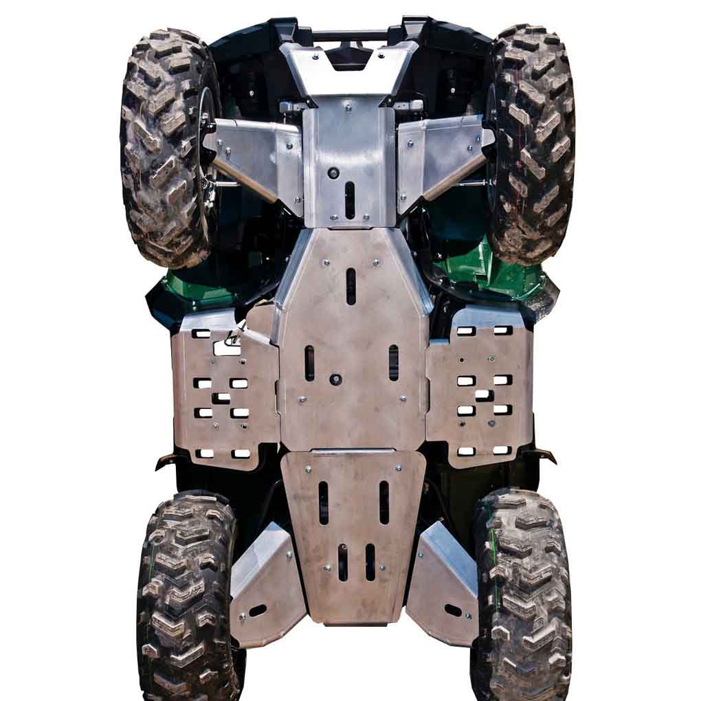 Yamaha Kodiak 700 Ricochet 10-Piece Complete Aluminum Skid Plate Set