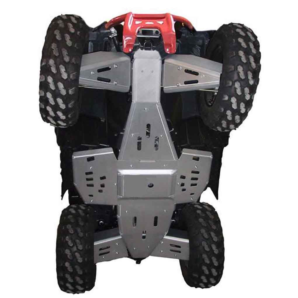 Polaris Scrambler 850 Ricochet 8-Piece Complete Aluminum Skid Plate Set
