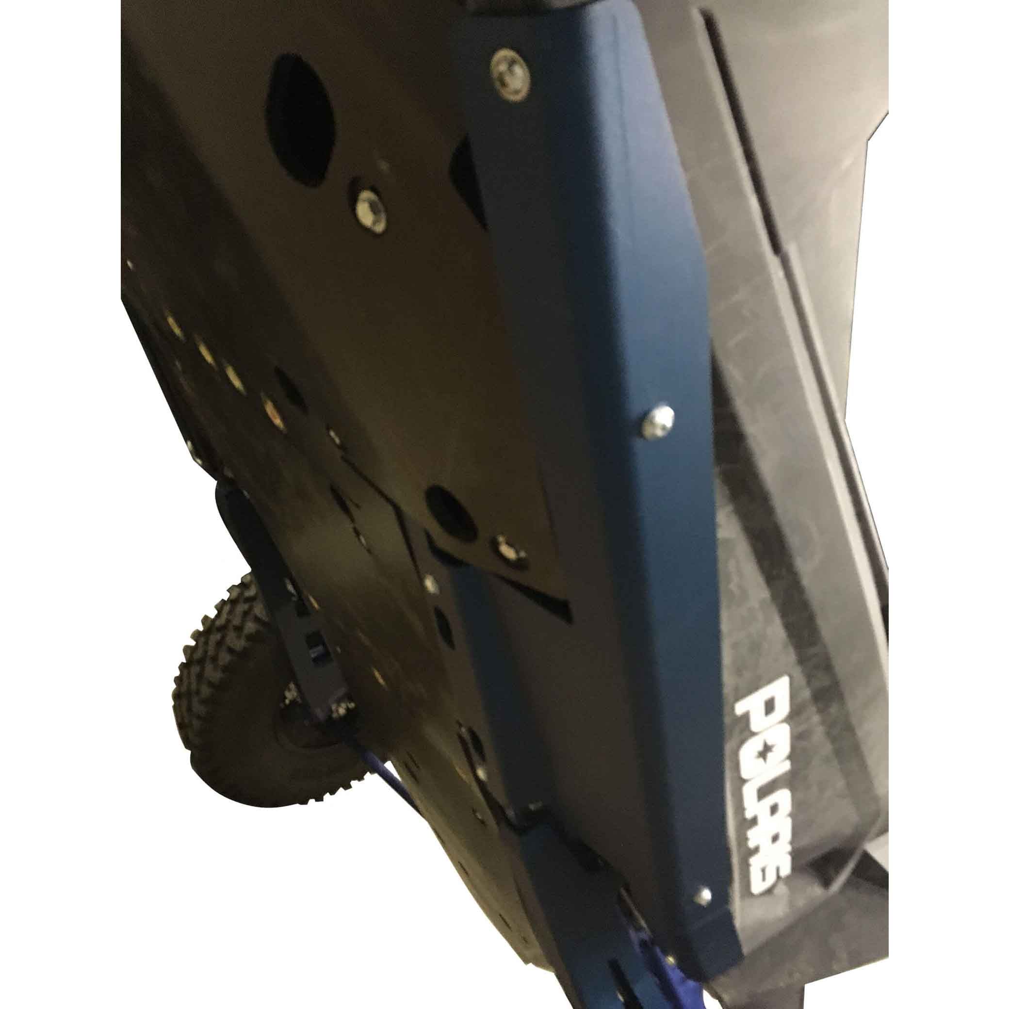Polaris RZR XP Turbo S Ricochet 10-Piece Complete Aluminum or UHMW Skid Plate Set