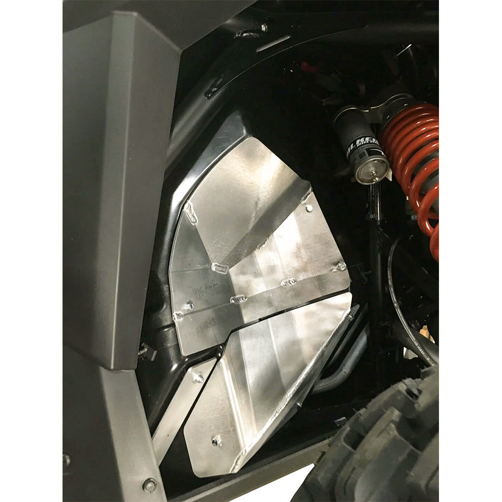 2015-2018 Polaris RZR 4 900 Ricochet 3-Piece Upper Fender Well and Footwell Skid Plate Set