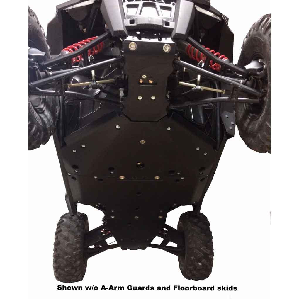 Polaris RZR 900 Trail, Premium and Ultimate Models Ricochet Complete Skid Plate Set