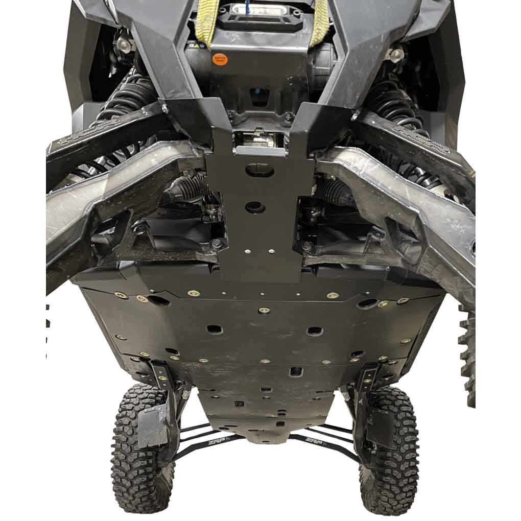 Polaris RZR Pro R Ricochet 5-Piece Aluminum or UHMW Frame Skid Plate Set