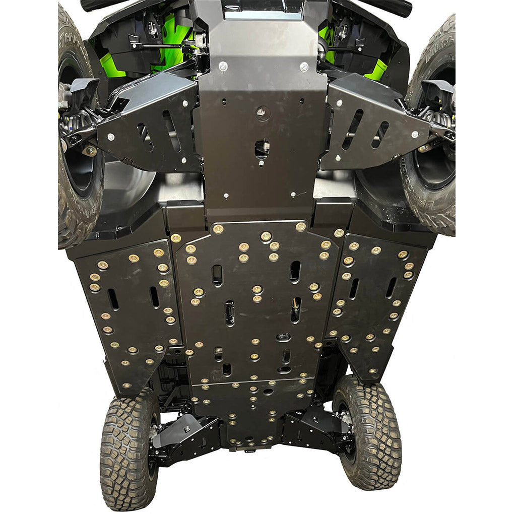 Honda Pioneer 1000/ 1000-5 Ricochet 9-Piece Complete Skid Plate Set in Aluminum or with UHMW