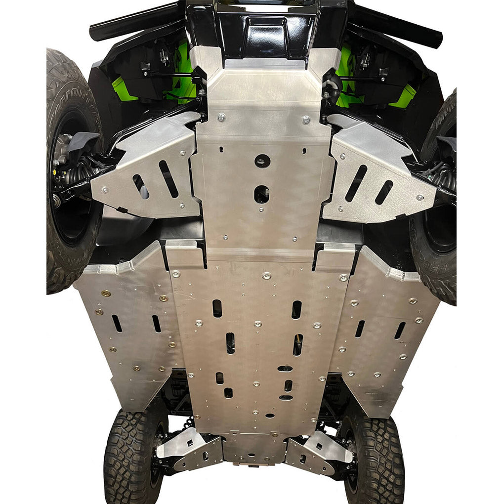 Honda Pioneer 1000/ 1000-5 Ricochet 9-Piece Complete Skid Plate Set in Aluminum or with UHMW
