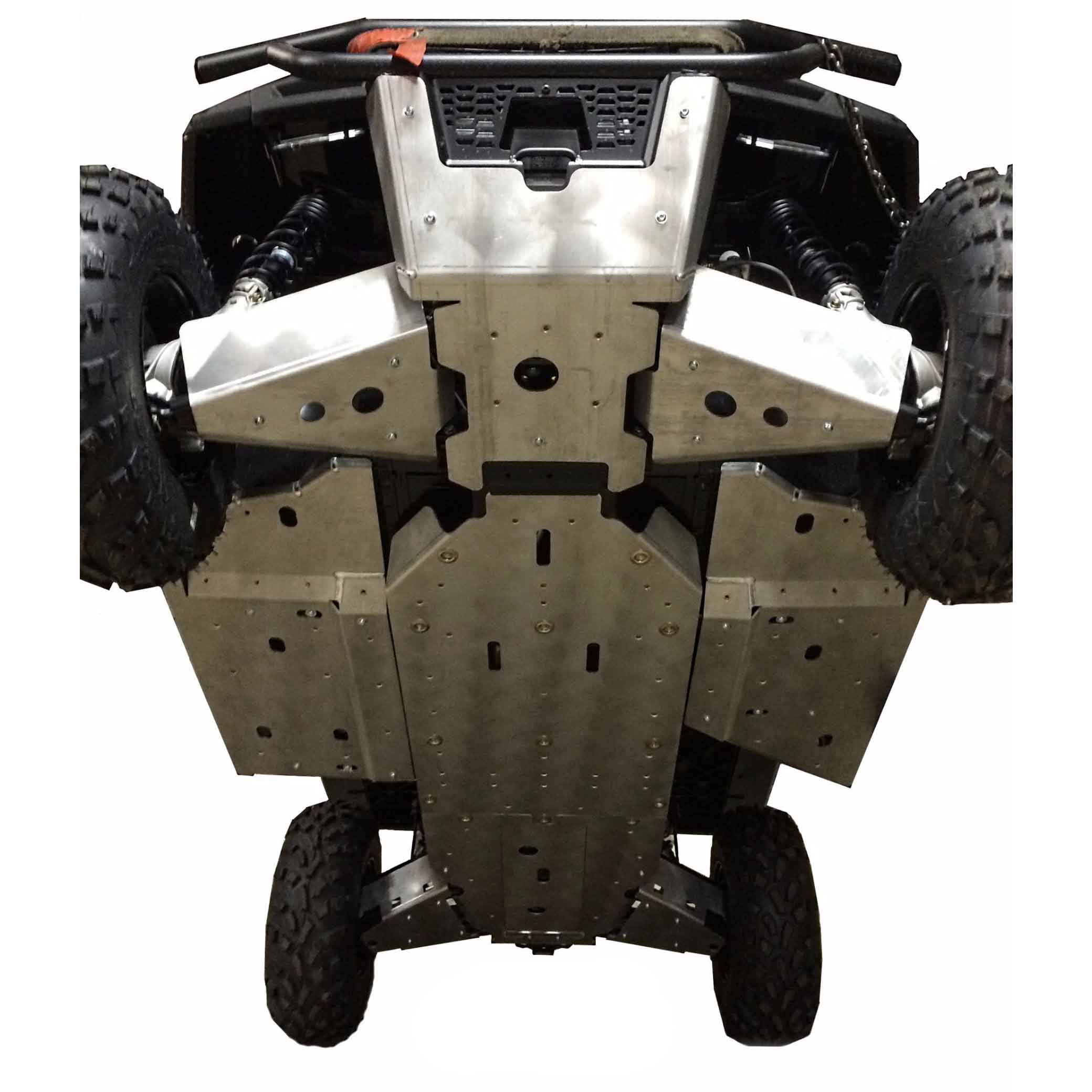 Polaris Ranger 570 Full Size Ricochet 10-Piece Complete Aluminum or UHMW Skid Plate Set