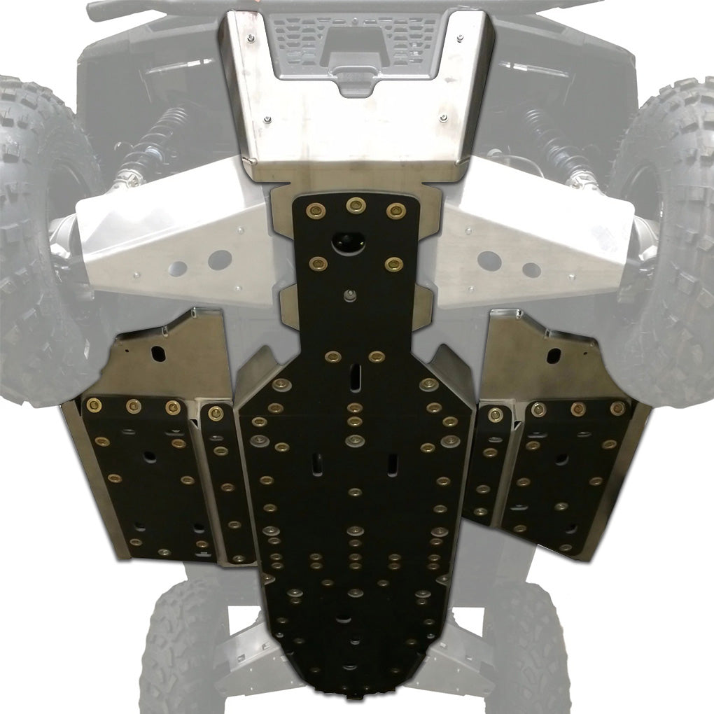 Polaris Ranger 570 Full Size Ricochet 5-Piece Full Frame Skid Plate Set with Rock Sliders