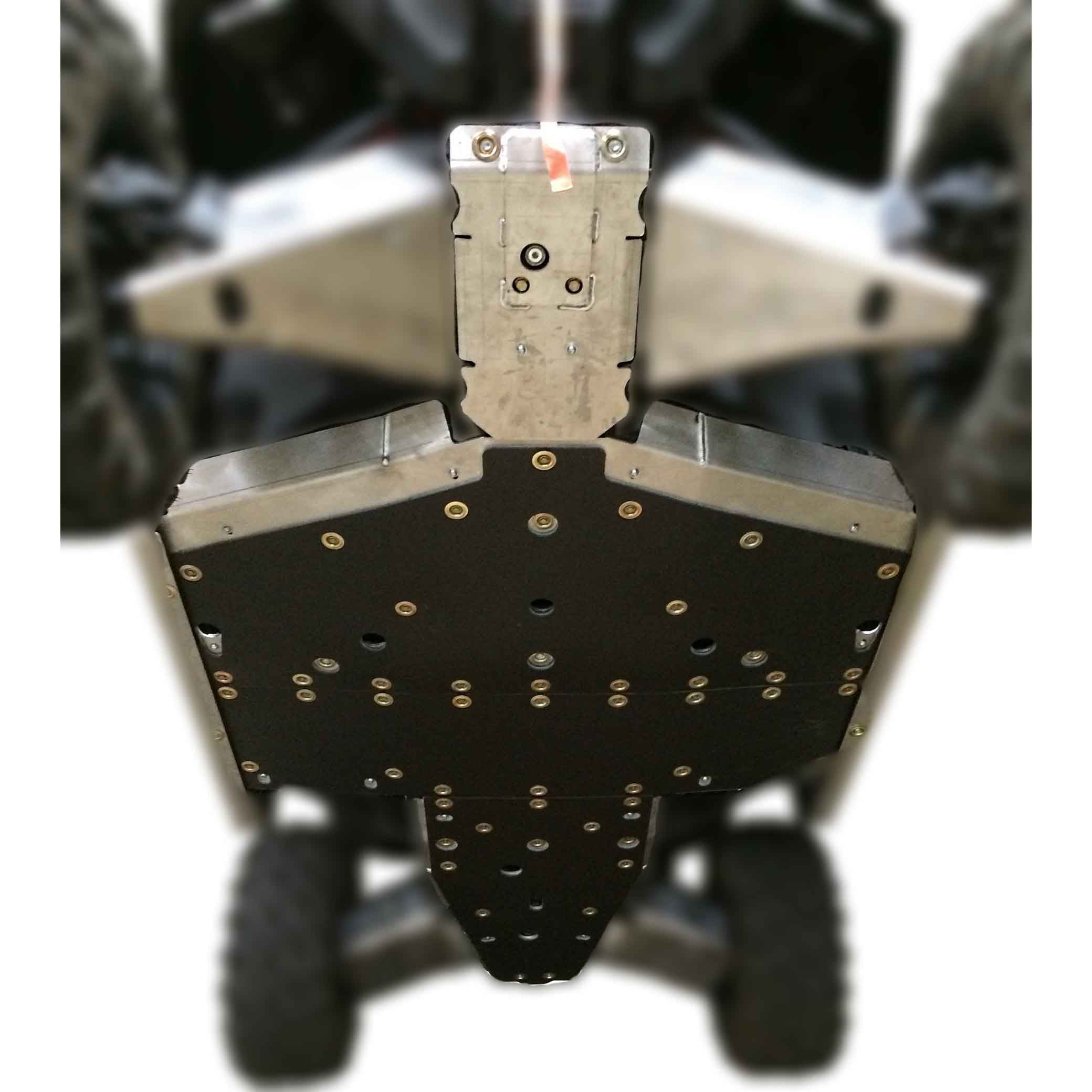 Polaris General 1000 Ricochet 4-Piece Full Frame Skid Plate Set