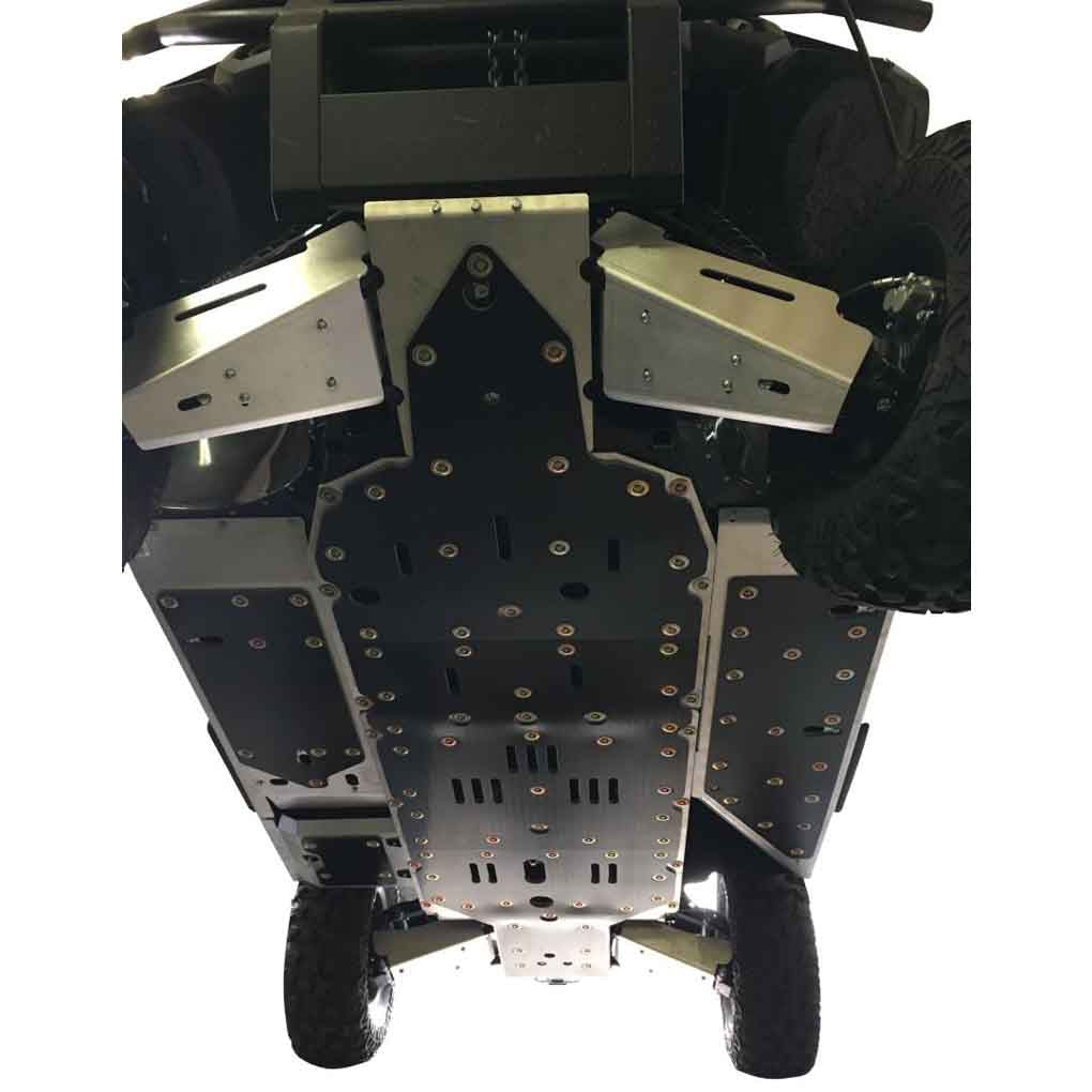 Kawasaki Mule Pro FXT Ricochet 10-Piece Complete Aluminum or UHMW Skid Plate Set