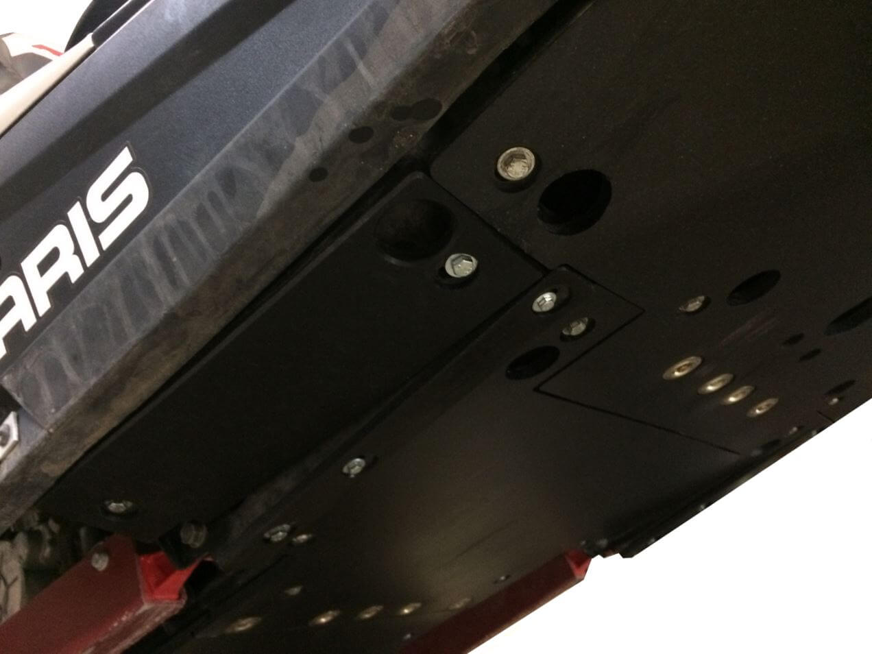 Polaris RZR XP Turbo S 4-Piece Aluminum or UHMW Frame Skid Plate Plate Set