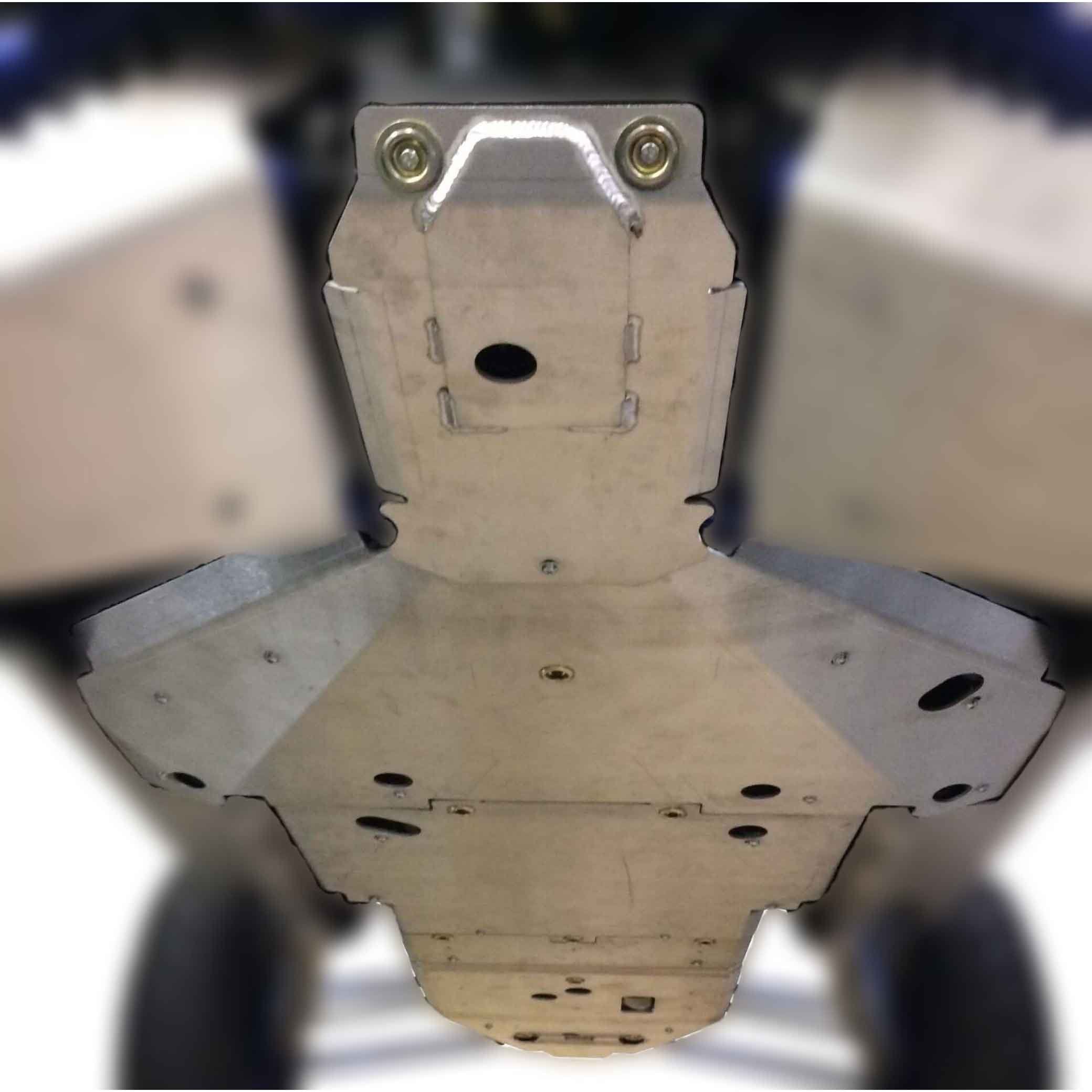 Polaris RZR XP Turbo S 4-Piece Aluminum or UHMW Frame Skid Plate Plate Set