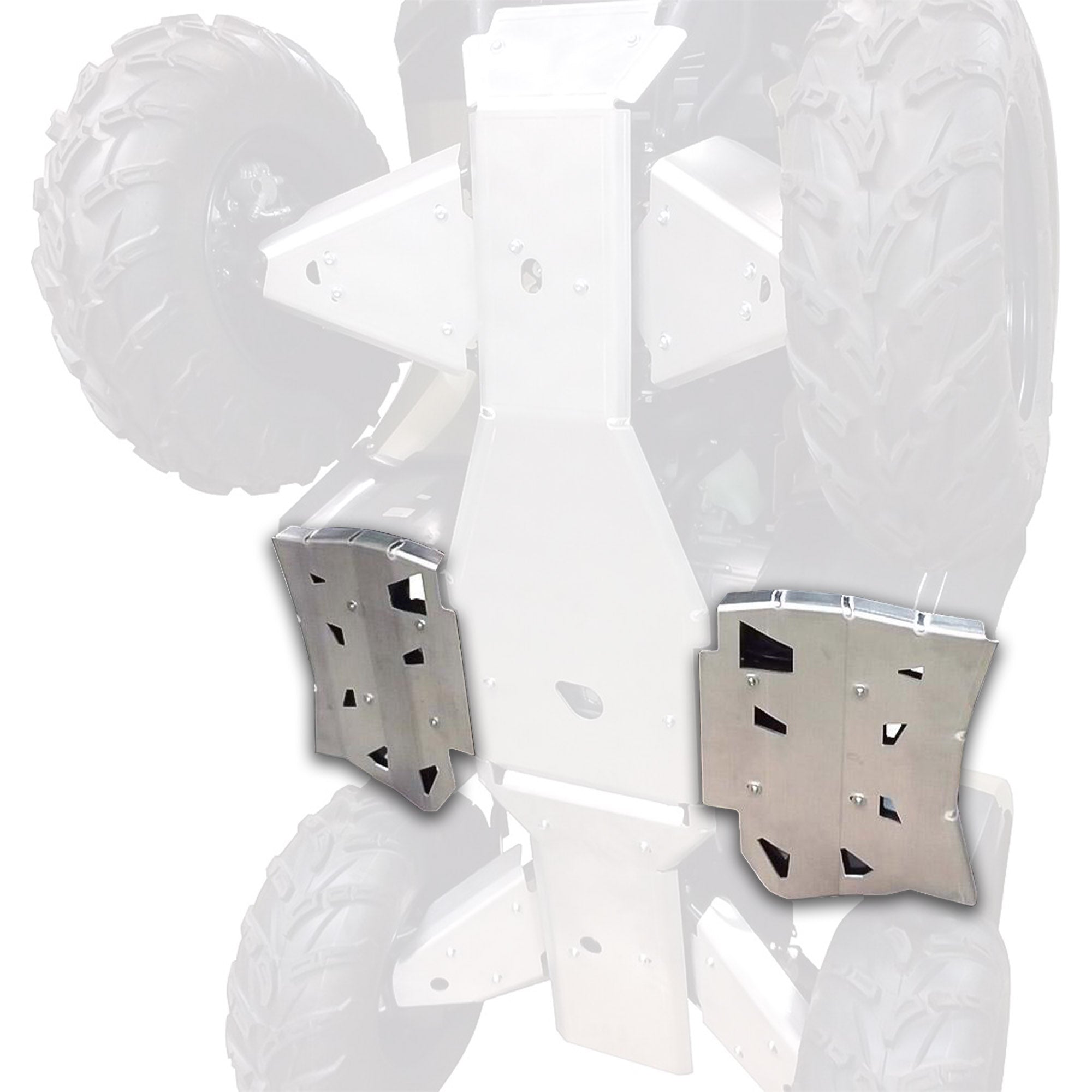 Yamaha Kodiak 450 Ricochet 2-Piece Floor Board Skid Plate Set