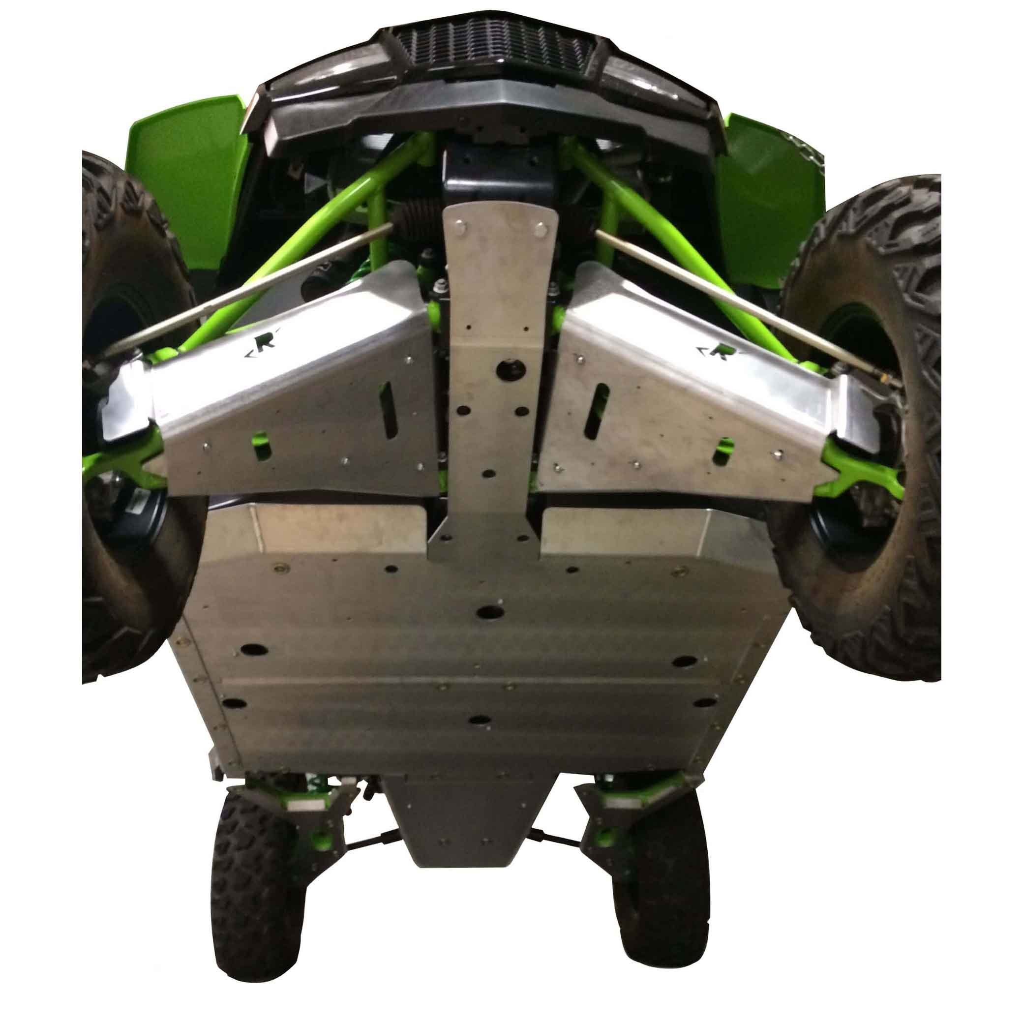 Textron Wildcat XX Ricochet 10-Piece Complete Aluminum Skid Plate Set