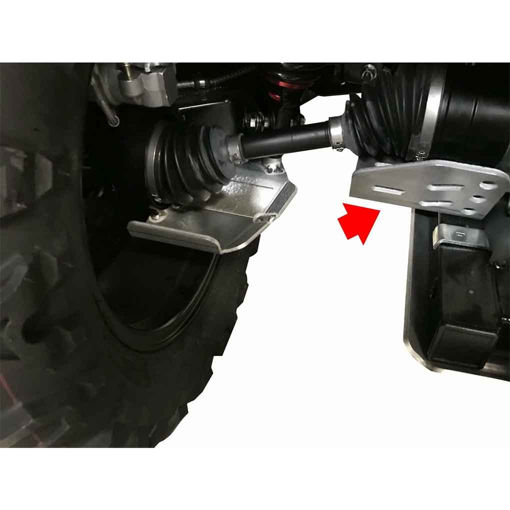 CFMOTO CForce 800 XC Ricochet 8-Piece Complete Aluminum Skid Plate set
