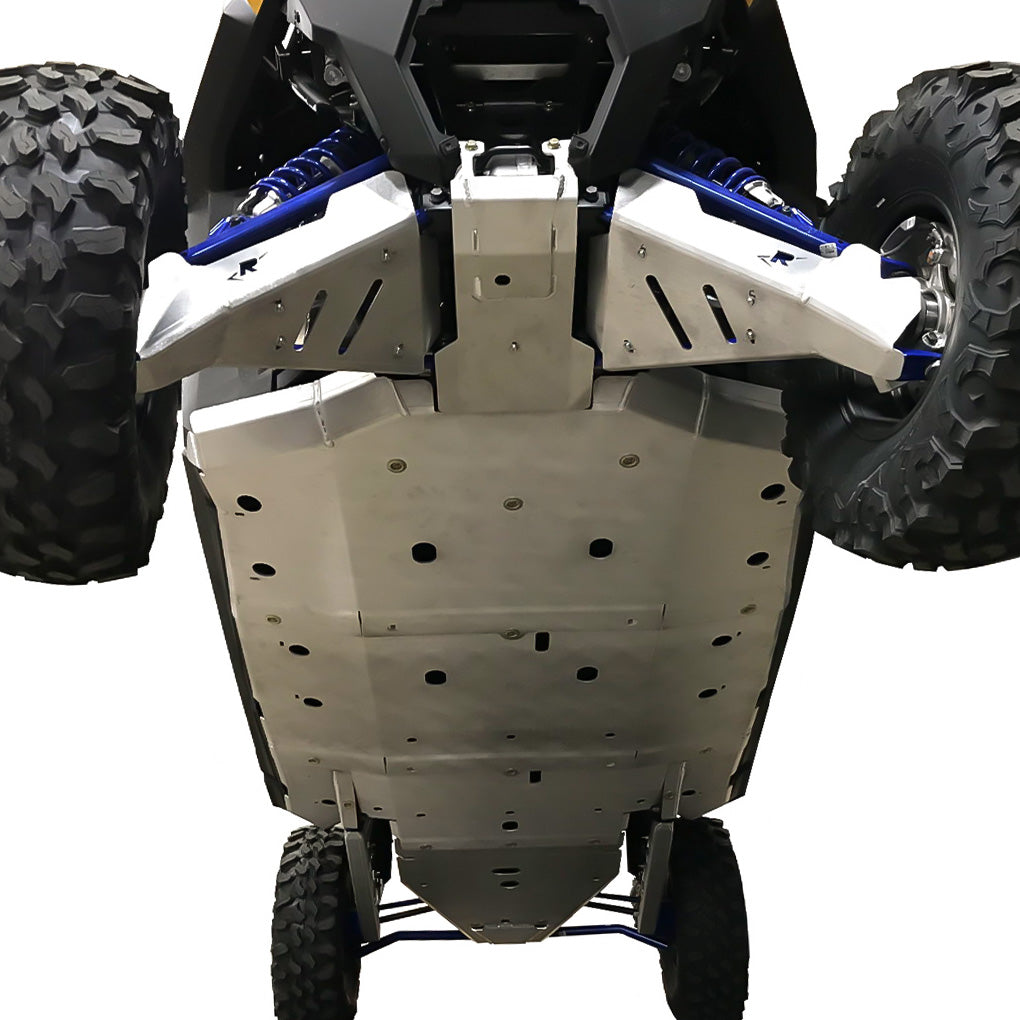Polaris RZR XP Pro Ricochet 10-Piece Complete Aluminum or UHMW Skid Plate Set