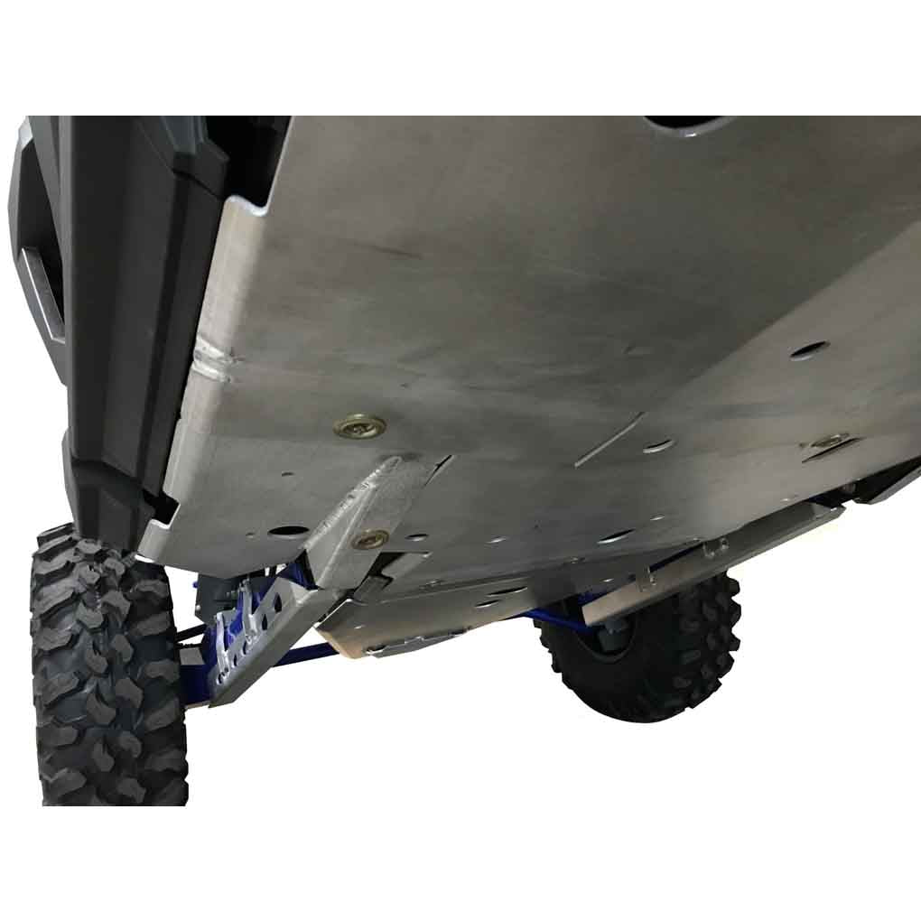 Polaris RZR XP Pro 4 Ricochet 7-Piece Aluminum or 9-Piece UHMW Frame and Rock Slider Skid Plate Set