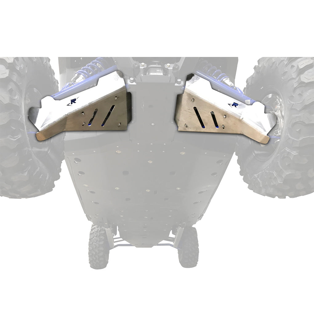 Polaris RZR XP Pro 4 Ricochet 7-Piece Aluminum or 9-Piece UHMW Frame and Rock Slider Skid Plate Set