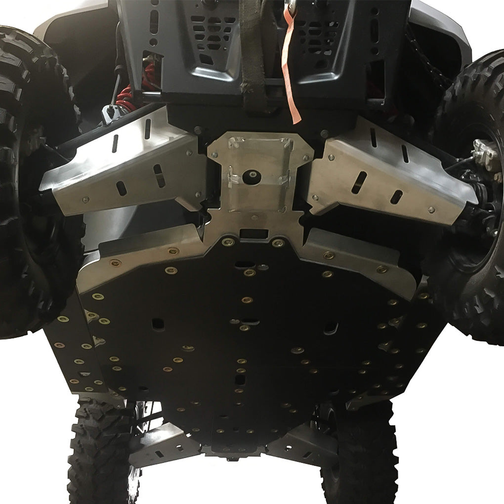 Polaris Ranger XP 1000 Ricochet 10-Piece Complete Aluminum or UHMW Skid Plate Set