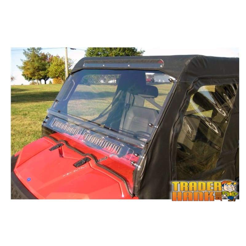 2004-2008 Polaris Ranger 500/700 Aero-Vent Front Lexan Windshield | UTV ACCESSORIES - Free Shipping