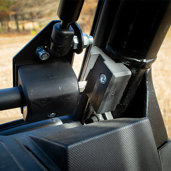 Can Am Defender Velocity Flip Up Front Windshield - Hard Coated