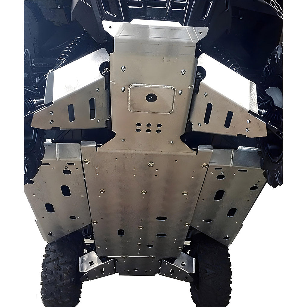 Honda Pioneer 1000 Ricochet 9-Piece Complete Skid Plate Set in Aluminum or with 1/4" UHMW Layer