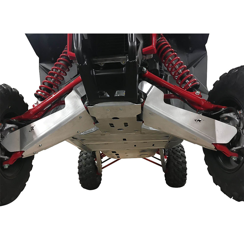Honda Talon X-4 Ricochet 12-Piece Complete Skid Plate Set in Aluminum or 1/2" UHMW