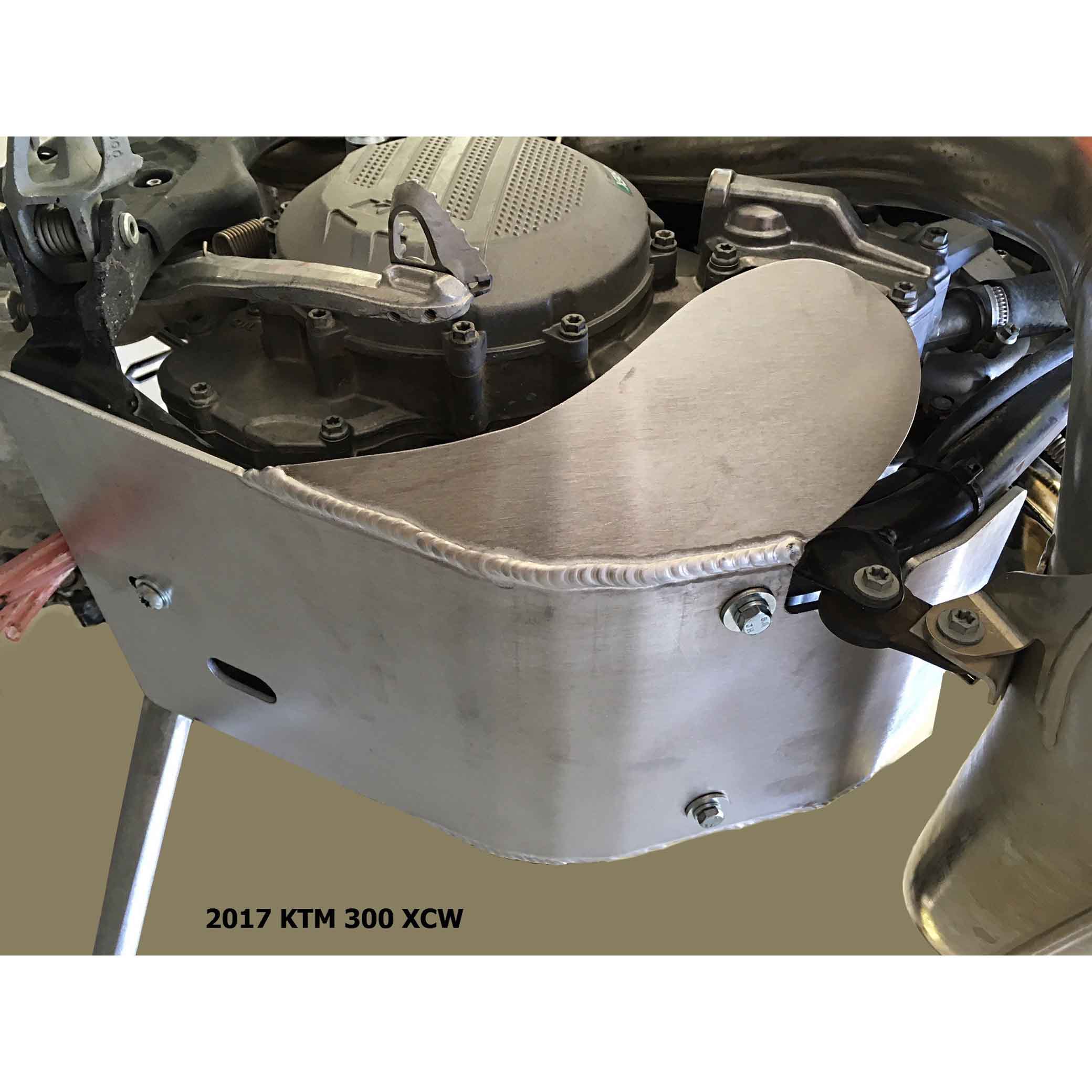 KTM 300 XC-W Ricochet Aluminum Skid Plate
