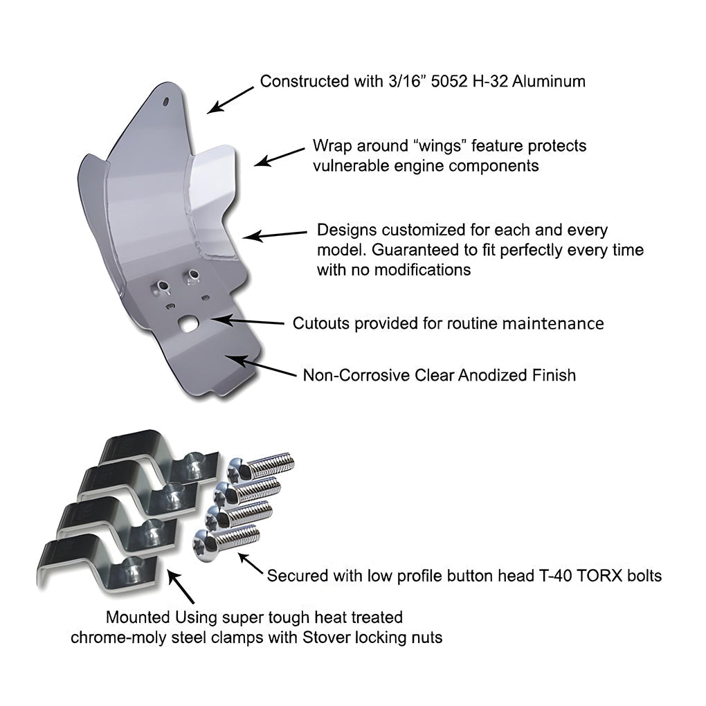 Husqvarna WR 360 Ricochet Skid Plate
