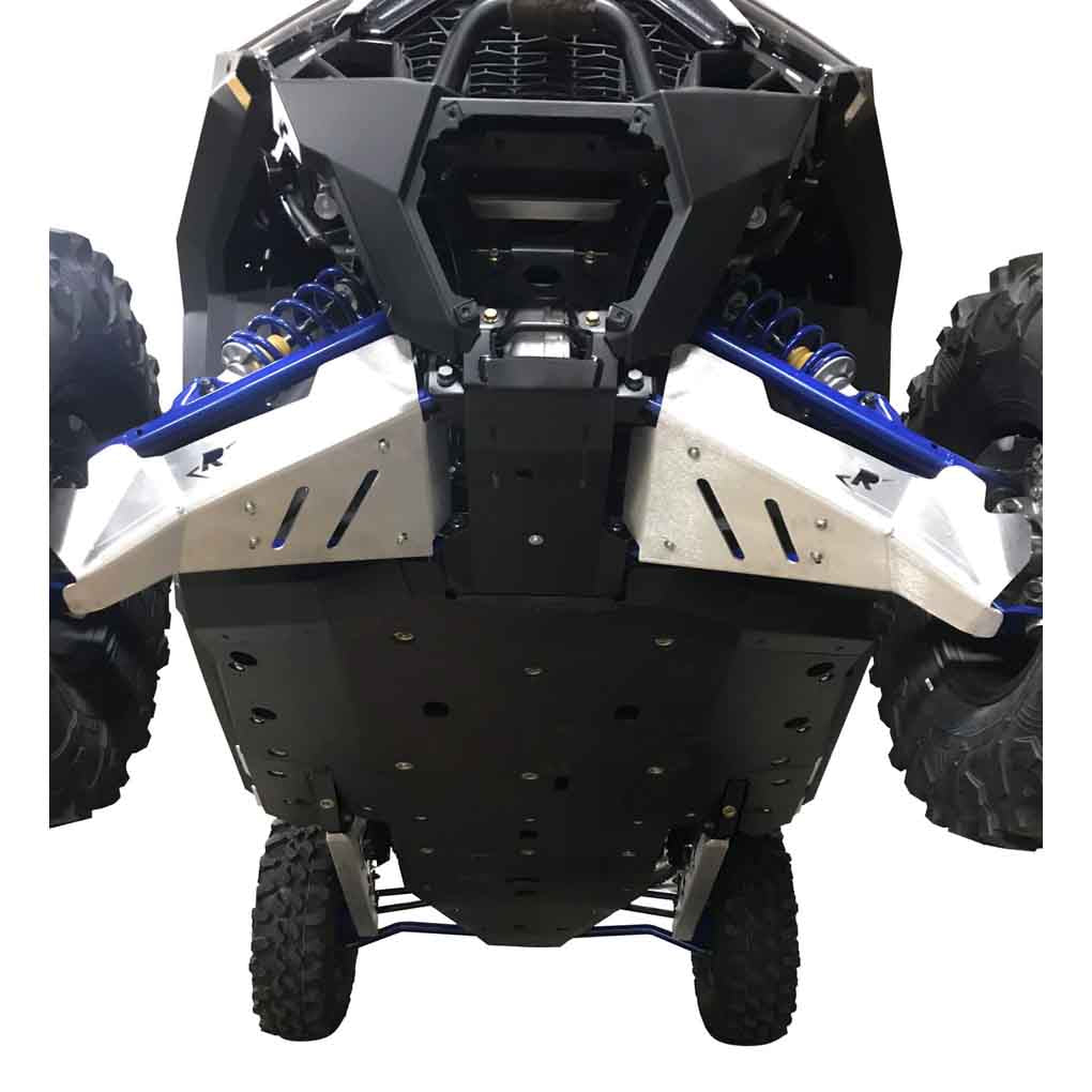 Polaris RZR XP Pro Ricochet 10-Piece Complete Aluminum or UHMW Skid Plate Set