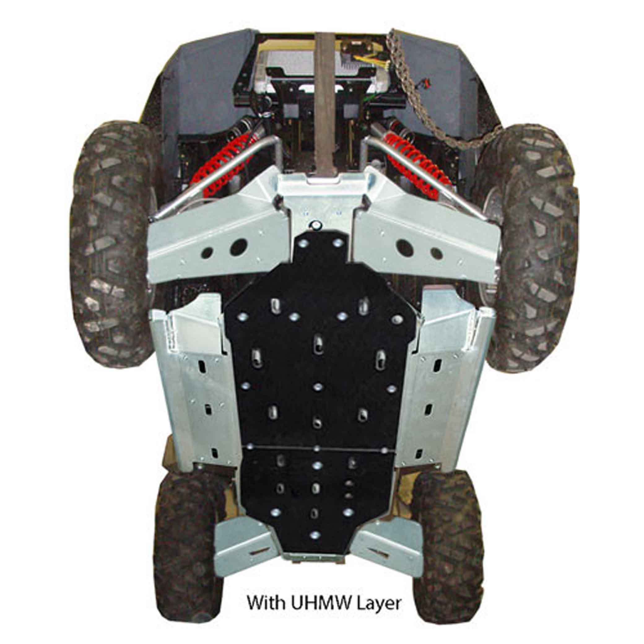 Polaris RZR-S 800 Ricochet 9-Piece Complete Aluminum Skid Plate Set
