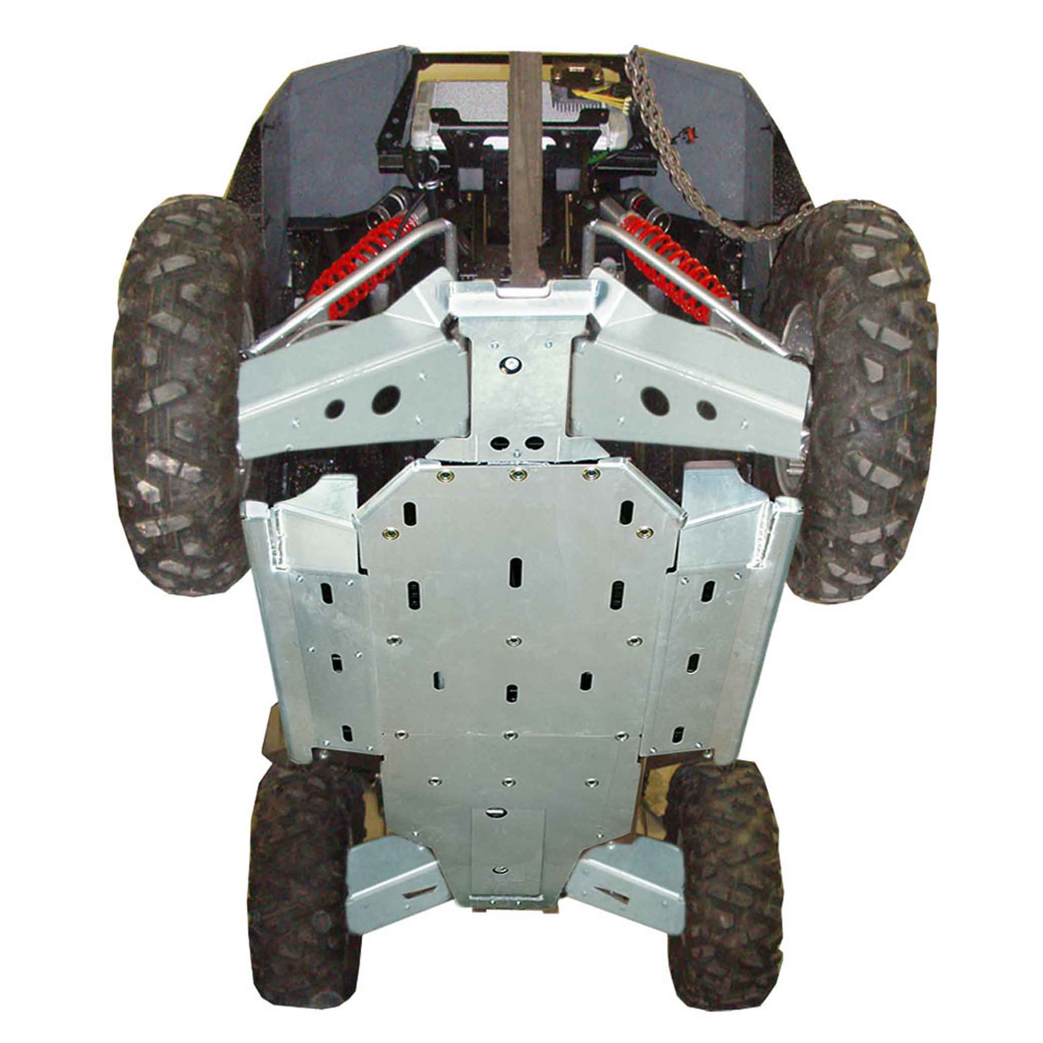 Polaris RZR-S 800 Ricochet 9-Piece Complete Aluminum Skid Plate Set