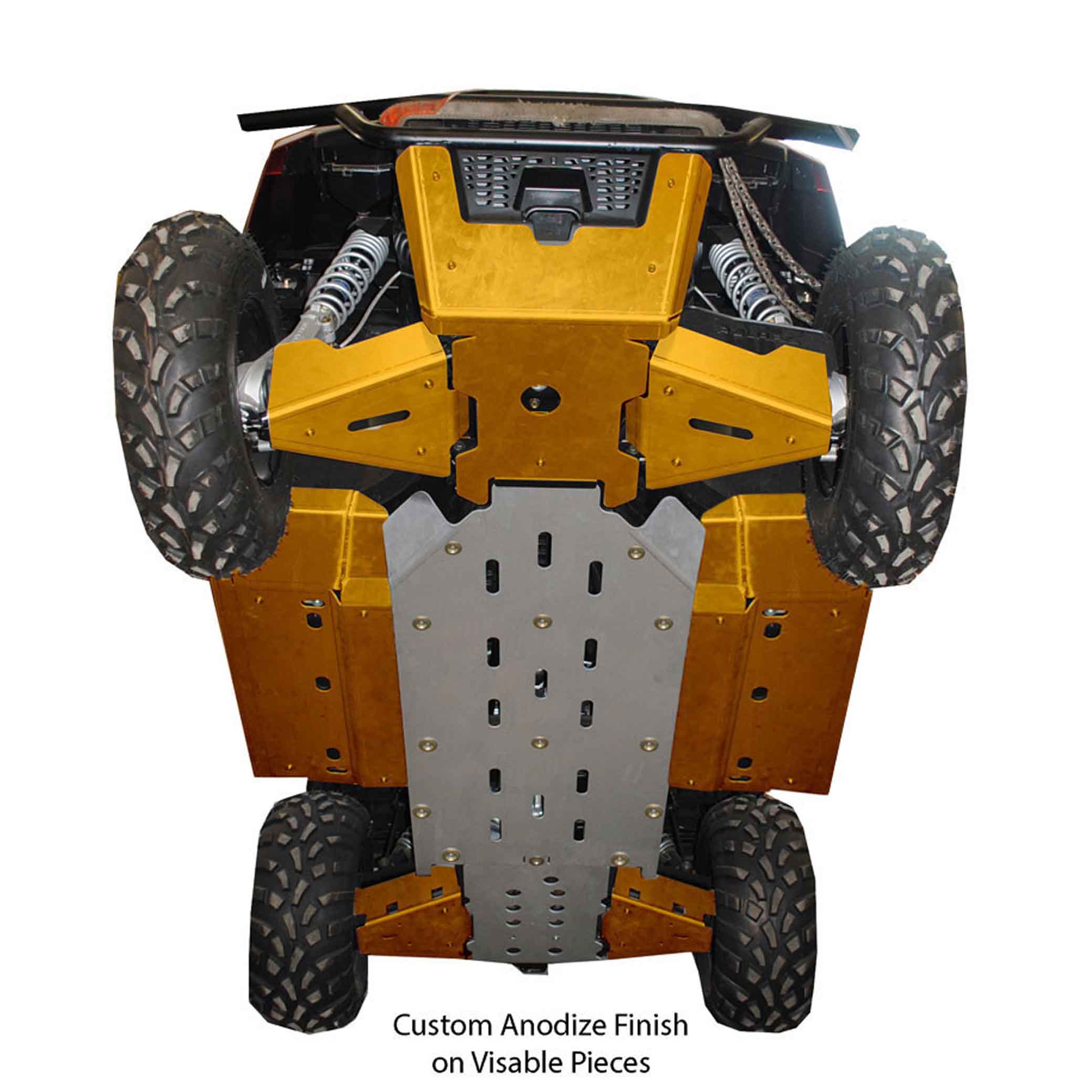 Polaris Ranger 800 Ricochet 9-Piece Complete Aluminum Skid Plate Set