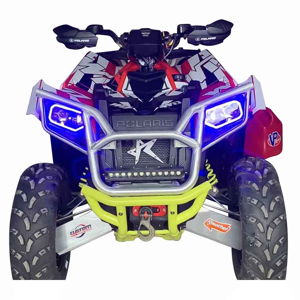 Polaris Scrambler 850 Ricochet 8-Piece Complete Aluminum Skid Plate Set