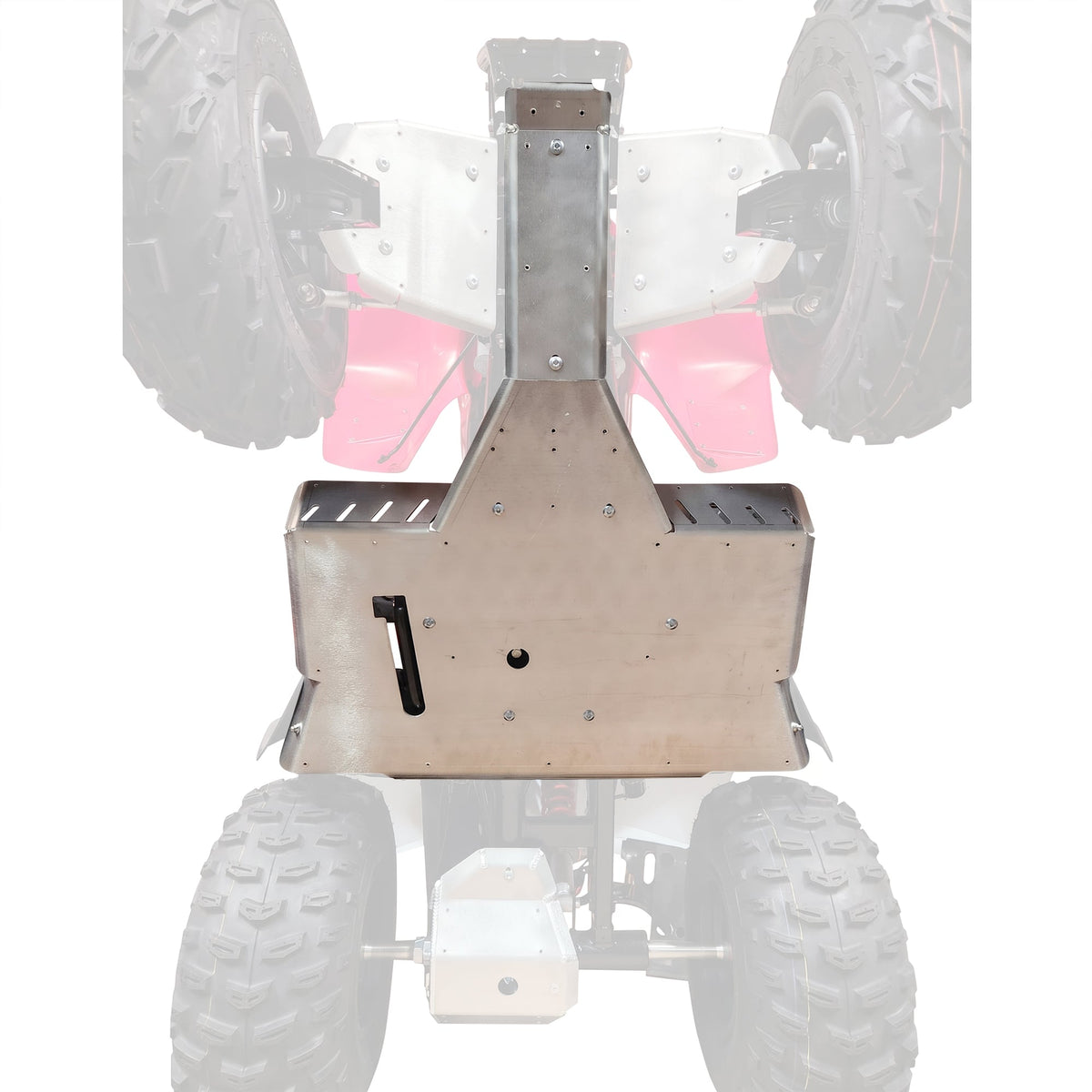 Honda TRX250 FourTrax Recon Ricochet Full Coverage Frame Skid Plate 1997-2026