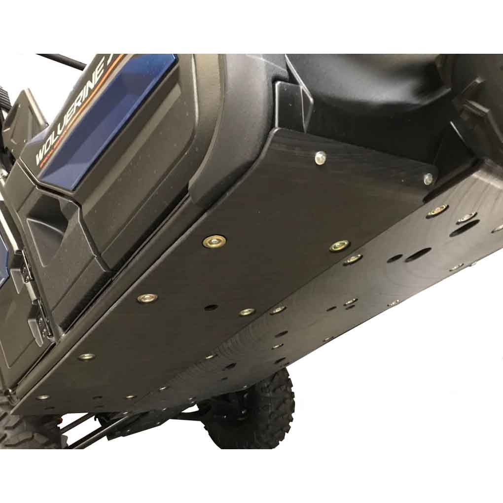 Yamaha Wolverine X4 Ricochet 9-Piece Complete Aluminum Skid Plate Set