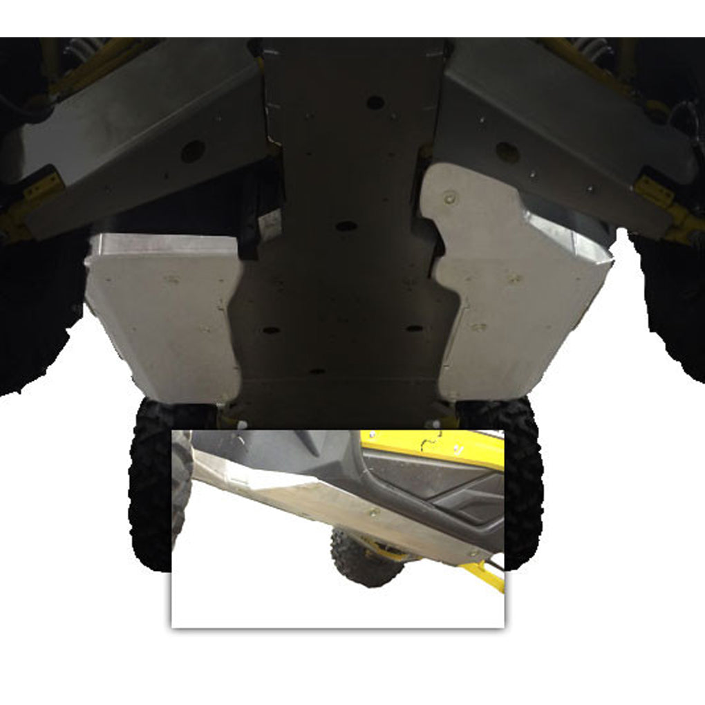 Yamaha YXZ1000 Ricochet 2-Piece Floorboard Skid with Rock Sliders