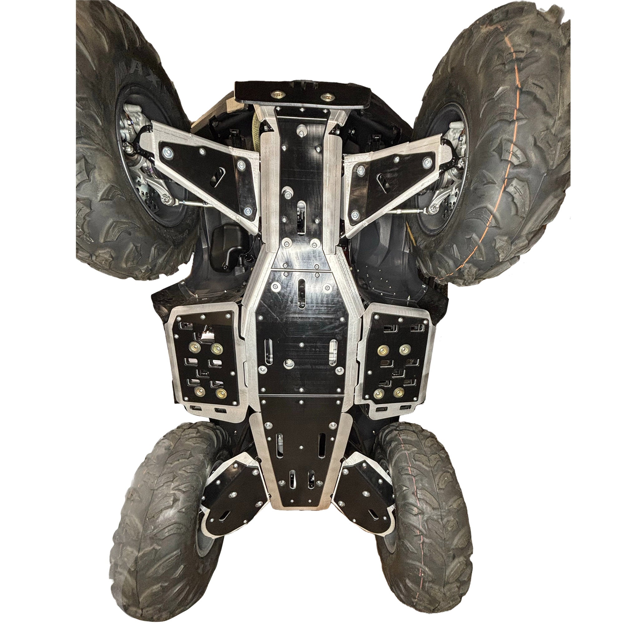 Yamaha Grizzly / Kodiak / Bruin Ricochet 4-Piece Complete Aluminum Skid Plate Set