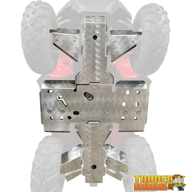 Arctic Cat 450 Mid-Size Ricochet 7-Piece Complete Aluminum Skid Plate Set | Free shipping
