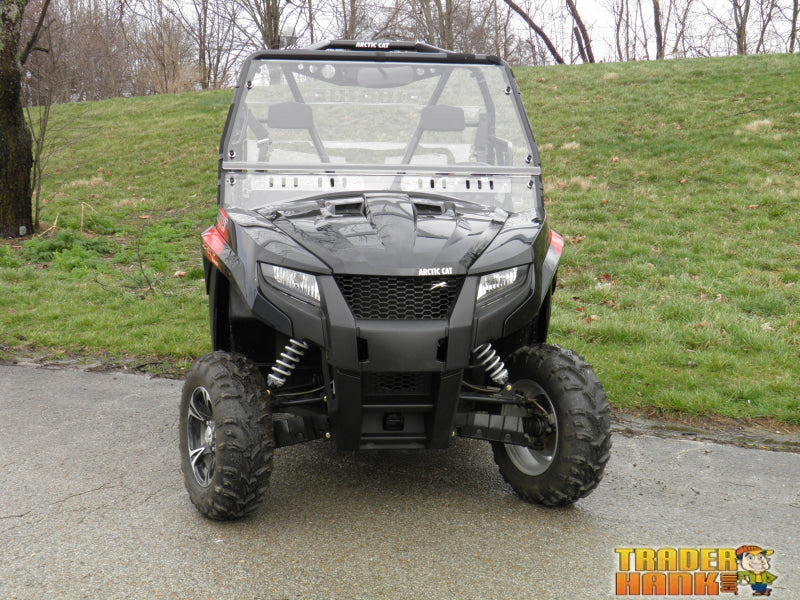 Arctic Cat Prowler 650/700 w/Square Bars - 2 Pc Windshield w/Vent and Hard Coat Options | UTV Accessories - Free shipping