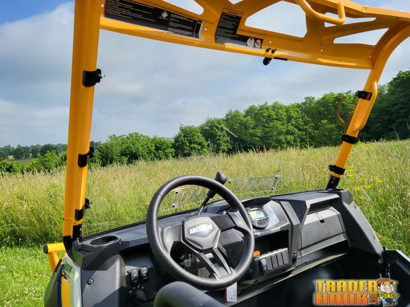 Arctic Cat Prowler PRO Crew - 1 Pc Windshield w/Vent Clamp and Hard Coat Options | UTV Accessories - Free shipping