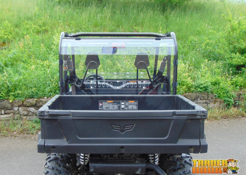 Arctic Cat Stampede - 1 Pc Lexan Back Panel w/Clamp and Vent Options | UTV Accessories - Free shipping