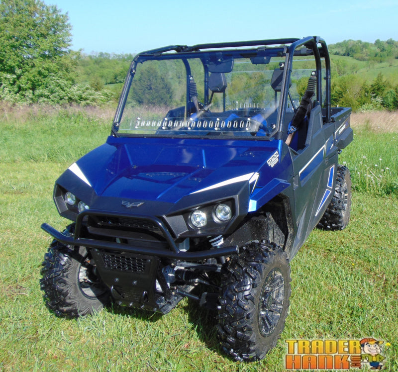 Arctic Cat Stampede - 1 Pc Windshield w/Hard Coat Clamp and Vent Options | UTV Accessories - Free shipping