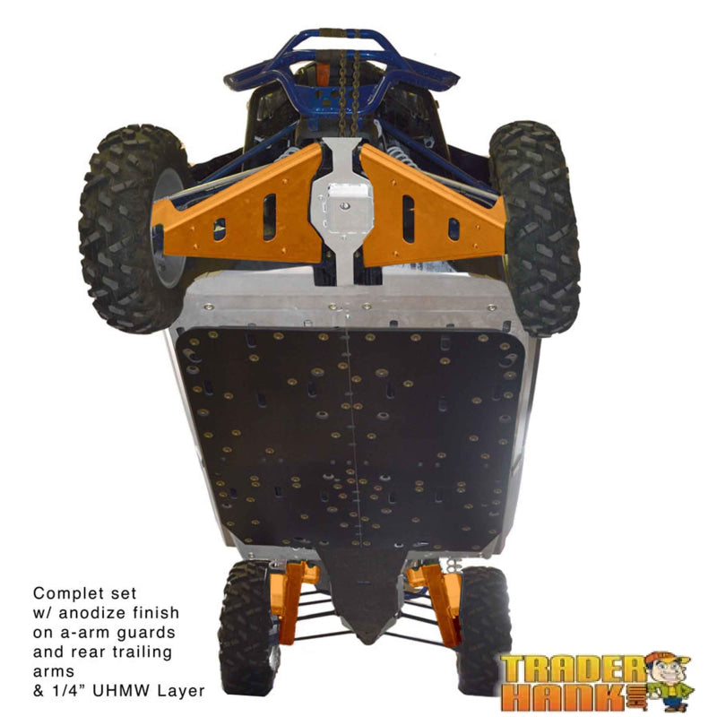 Arctic Cat WildCat 4 Ricochet 10-Piece Complete Aluminum Skid Plate Set | Free shipping